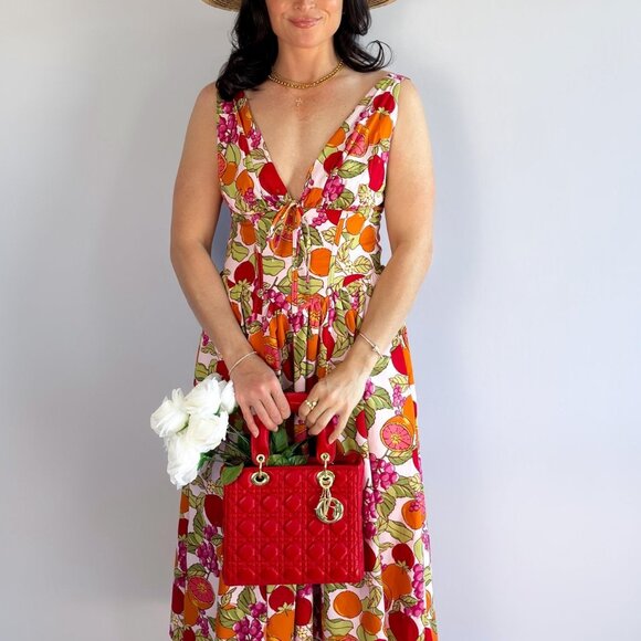 Midi Length Cotton Summer Dresses | Corset Dress - Picture 11 of 13